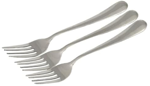 Rocky Mountain Goods 3-Piece Dinner Fork Set – Stainless Steel Forks for Everyday Use – Rust-Resistant, Durable & Elegant Design – 7.5” Length – Dishwasher Safe