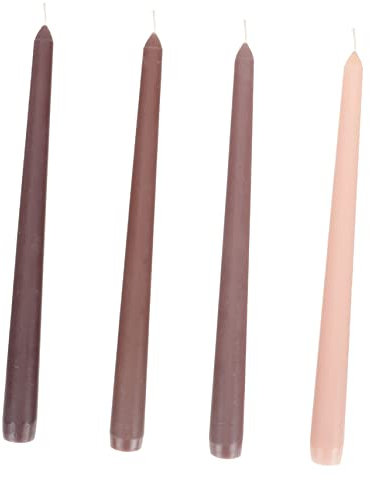 QUMIIRITY 4 Stück Duftkerzen Kaffee Kerzenständer Kerzenhalter Mit Farbverlauf Kerze Brennt Lang Sojakerzen Teelichter Kerzen Duftende Stabkerzen Duft Kerze Pflanzliches Wachs Coffee