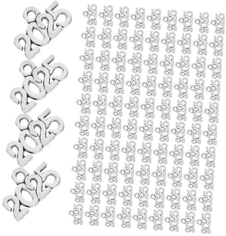 BESPORTBLE 100Stücke Charms Schlüsselanhänger DIY Schmuckanhänger Für Halskette Armband Und Schlüsselanhänger Antikes Zubehör Für Bastelprojekte