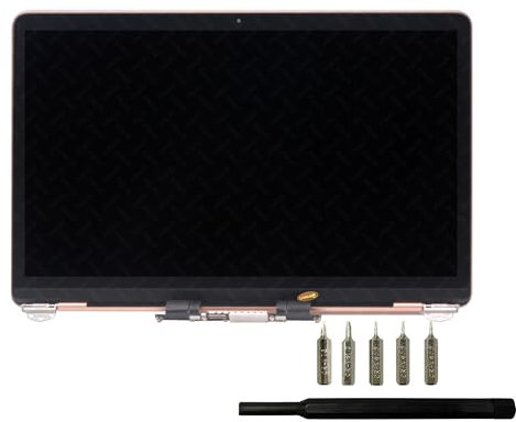 FTDLCD® 13.3 Inch Full LCD Screen Complete Display Top Assembly Replacement for Apple MacBook Air Retina 13 M1 2020 A2337 EMC 3598 (Rose Gold)