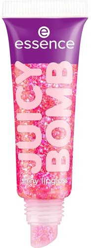 Essence Cosmetics Brillo de labios brillante JUICY BOMB PARTY, expresión del resultado, Efecto tinte, brillante, intensivo, 10 ml