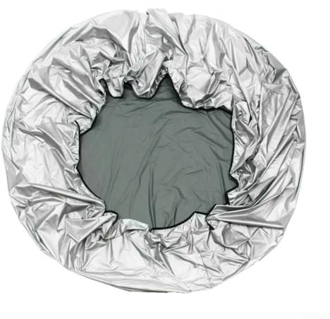 Cubierta redonda para bañera al aire libre, toldo de tela Oxford impermeable para uso diario (190 x 30 cm)