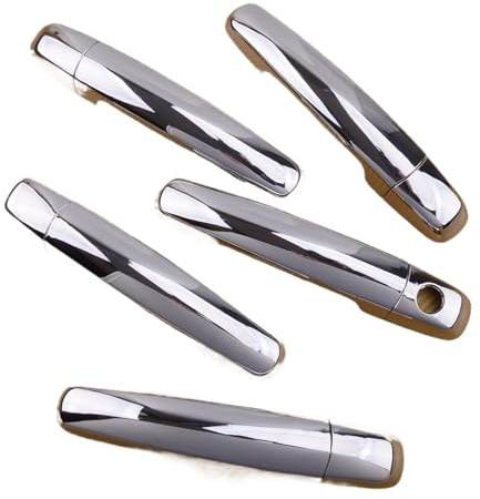 Lot de 10 garnitures chromées for poignée de porte extérieure de voiture, adaptées à Suzuki Grand Vitara (2006-2013), 5 portes