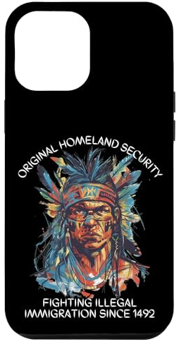 Nativo americano originale della sicurezza nazionale Custodia per iPhone 12 Pro Max
