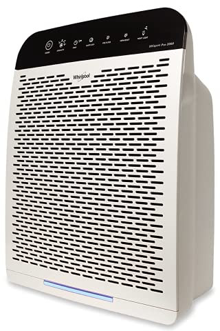 Whirlpool WPPRO2000P WPPRO2000 Whispure Air Purifier Pearl White, Large, WPPRO2000P-Pearl White
