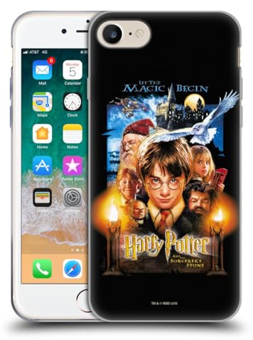 Head Case Designs Offizielle Harry Potter Poster 1 Sorcerer's Stone II Gelhülle [Militärischer Schutzgrad] Kompatibel Mit Apple iPhone 7/8 / SE 2020 & 2022 Und Kompatibel Mit MagSafe
