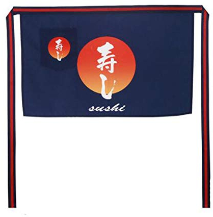 Jingyun Japanische Chef Workwear Sushi Küchenschürze Resturant Schürze E04