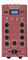 OMNITRONIC GNOME-202P Mini-Mixer rot | 2-Kanal-DJ-Mixer mit Bluetooth und MP3-Player im Miniaturformat | Regelbarer Mikrofoneingang/Kopfhörerausgang über 6,3-mm-Klinke