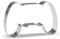 10.1 cm Game Controller Cookie Cutter - Stainless Steel