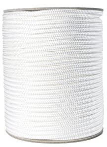 Treccia marina, 6 mm, 100 m -Corda multiuso, fai da te, garden - in poliestere Media Tenacita'- Antica Corderia Marra ® 1896. stabilizzato ai raggi U.V. resistente a intemperie e agenti atmosferici