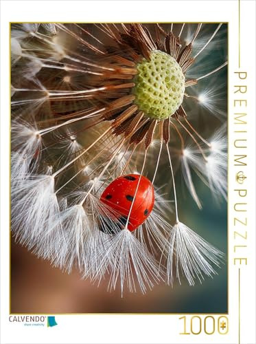 CALVENDO Puzzle Marienkäfer versteckt Sich | 1000 Teile Lege-Größe 48 x 64 cm Foto-Puzzle für glückliche Stunden