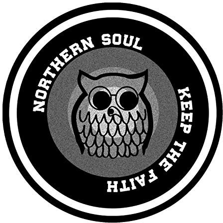 Northern Soul Keep the Faith Night Owl DJ Slipmat Vinyl Turntable Decks