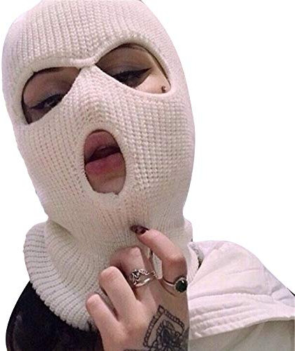 High Fashion Damen Herren Sturmhaube Weiche Erwachsene Balaclava 3-Loch Kopfhaube - Mehrere Farben