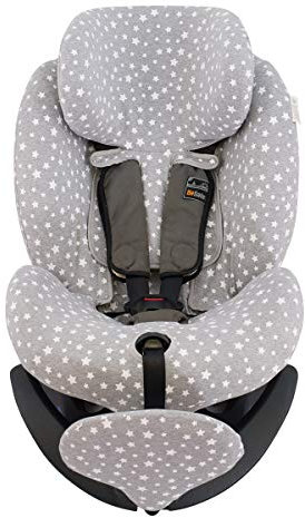 JYOKO KIDS Bezug für Autositze kompatibel mit Besafe Izi Plus (White Star)