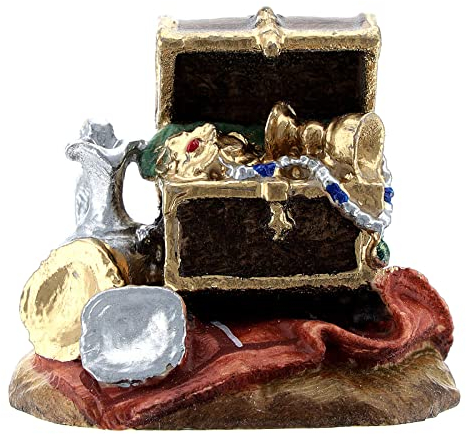 Geschenke der Könige für Krippe Kostner Grödnertal Holz 9.5cm