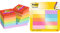 Post-it Super Sticky Notes Playful Collection, Packung mit 12 Blöcken, 90 Blatt pro Block, 47, 6 mm x 47, 6 mm, Rot, Orange, Gelb, Grün, Blau, Lila & Notes Marker, 10 Blöcken, 50 Marker pro Block