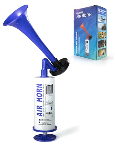 FARBIN Handheld Air Horn, Tragbare Luftpumpe Horns, Persönliches Sicherheitshorn, Lautes Geräusch Maker Hupen für Bootfahren, Sportveranstaltungen, Partys, Geburtstage, Camping, Graduierungs