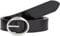 Calvin Klein Jeans Damen Gürtel Classic Round Lthr Belt25Mm aus Leder, Schwarz (Black), 95 cm