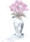 Movdyka Crystal Pink Rose Bouquet Figurines Gifts for Women Romantic Flowers Ornament for Home Decor Anniversary Birthday Valentine's Day Presents for Girlfriend Wife Partner