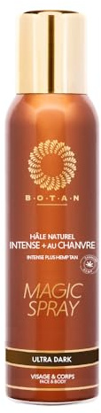 BOTAN Cosmetics – Hanfwasser-Selbstbräunungsspray 125 ml – Natürliche & seidige Bräune – Vegan & alkoholfrei