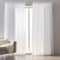 wiipara 2er Set Voile Gardinen Vorhang Weiß, Transparente Weiße Vorhänge Wohnzimmer Curtains aus Voile Polyester, Luftige Gardine Gardinenschals Dekoschal für Schlafzimmer, 132x160CM(BxH), Rod Pocket
