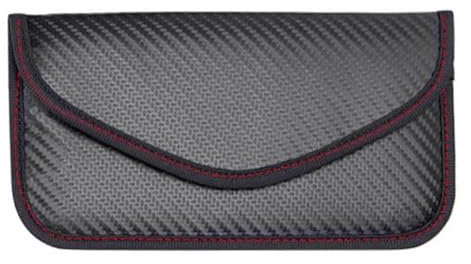 Faraday Bag Faraday Box für Autoschlüssel Premium Anti-Hacking Case Blocker Autoschlüsselschutz für Autos RFID-Schlüsselbox Anti-Diebstahl-Signalblockierung (Color : Black, Size : 19.5x10.5cm)