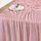 Käsetuch Tischläufer-80*400CM Rosa Boho Gaze Käsetuch Tischläufer für Babydusche Dekoration Hochzeit Party Sommer Garten Bauernhof Tisch Läufe