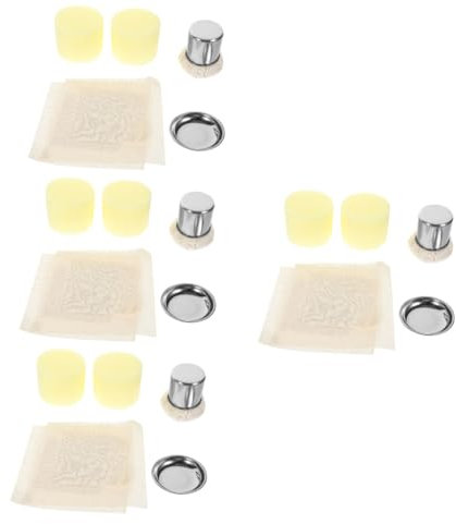 PRETYZOOM 4 Sätze Fettpinsel Für Pfannkuchen Ölsprühflasche Spender BBQ-öl-mopp Grillwischer Käse-öl-verteiler Grillmoppbürsten Für Soße Olivenöl Spray Grillbürste Ölabstreifstoff Tuch