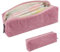 Deepton Federmäppchen Cord, Stifte Mäppchen Mädchen, Rosa Aesthetic Pencil Case Girl Adults, Schlamppermäppchen Damen, Federtasche Erwachsene Federmappe für Schule, Büro