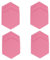 Operitacx 12 Stk Filz Hintergrund Wandaufkleber Tafel Briefe Vorstandsmitteilung Selbstklebende Filzplatte Korkplatten Aus Filz Pinnwand-grenzen Briefbrett Draht-pinnwand Himmel Rosa Gefühlt