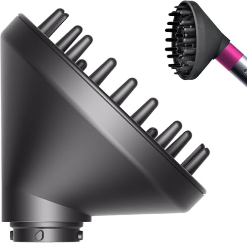 Diffusor Aufsatz kompatibel mit Dyson Airwrap HS05, HS03, HS01 Diffuser Haare Locken Umwandelbar in Einen Haartrockner,Tragbarer Haardiffusor Aufsatz, Haartrockner-Diffusordüse