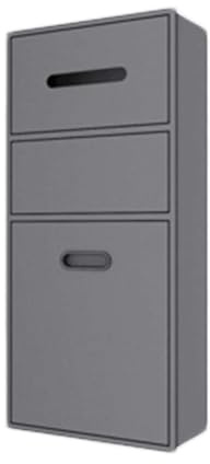 Edelstahl-Duschwandpaneel für Badezimmer, flexibles eingebettetes Design, Grau, 86 x 30 x 14 cm, Duschdekoration, langlebig, wasserdichte Wandverkleidung