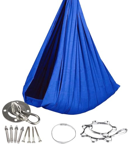 Bomefoi Hamac Balançoire pour, Support Élastique Confortable, Chaise de Hamac Balançoire pour Enfant, pour Filles Et Chambre Balcon Jardin Camping Pelouse Véranda Terrasse Patio