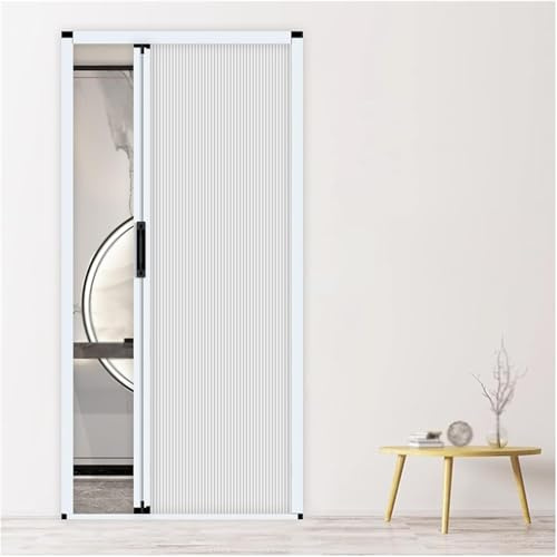 Nevthar Porte oscuranti a fisarmonica per porta,Porta a soffietto for interni,Cancello pieghevole senza trapano,con Telaio in Lega Alluminio,Per Bagno Doccia Armadio Cucina Dispensa,cucina e