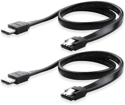 ELFJMZP Cavo SATA a eSATA, 50 cm, 6 Gbps, SATA III, confezione da 2