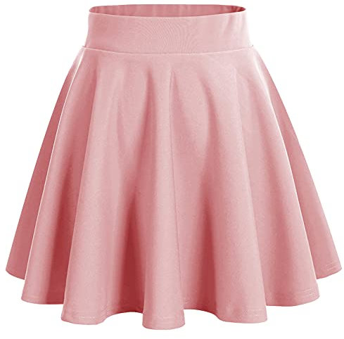 bridesmay Damen Mini Rock Sommer Kurz Skater Rock Schulmädchen Anime Rock Gothic Cosplay Sexy Röcke Blush S