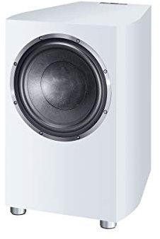 Heco CELAN Revolution SUB 32A Aktiver Bassreflex Subwoofer, Weiss seidenmatt