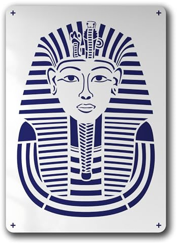 Schablone Pharao Tutanchamun Ägypten Totenmaske - BD01