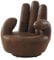 Vente-unique-Fingersessel drehbar - Microfaser - Vintage Look - Catchy
