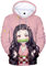 OLIPHEE Herren Hoodie mit 3D Druck Fashion Kapuzenpullover Langarm Trendy Sweatjacke (L,912A04)