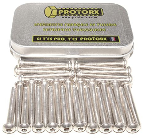 Vis Inox À Métaux Tête Bombee M4 x 30mm : Boite 30pcs (TBHC) | Six Pans Creux Hexagonale - Acier Inoxydable Metal A2 | Visserie Quincaillerie Bricolage Réparation Pour Usage Exterieur-Interieur