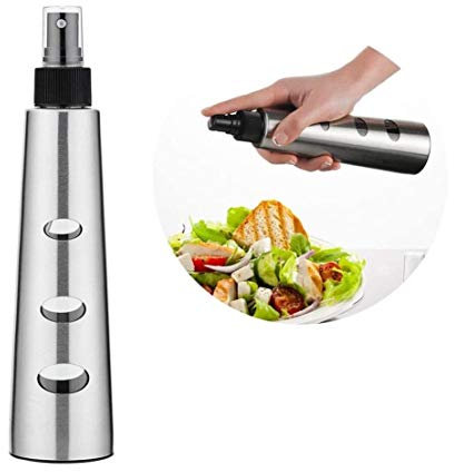 Aceitera y vinagrera Antigoteo Botella de dispensador de Aceite 240 ml, pulverizador de Aceite de Oliva señor, vinagre de Salsa de Soja pulverizador de Bomba for Cocina casera, Hotel, Restaurante