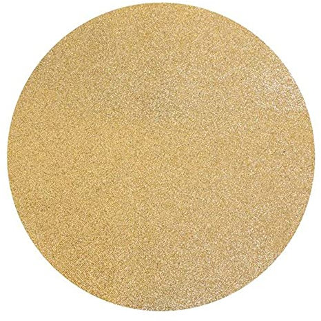 Chaks 6 tovagliette con paillettes di alta qualità, 34 cm, oro, oro, L
