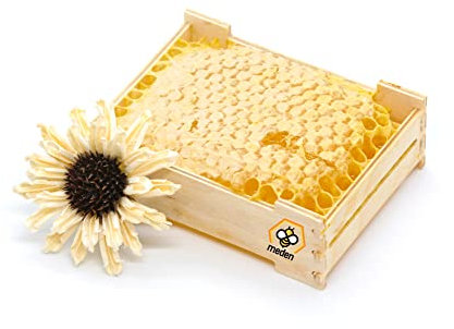 Nido d'ape di fiori di campo in legno - direttamente dall'alveare - 400g