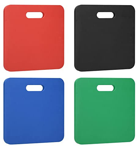PATIKIL Portable Stadium Bleacher Seat Pad, 4 Pack Stadium Seat Comfort EVA Foam Cushion Outdoor Seating for Spectating Sport Camping 4 Colors