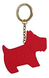 RADLEY London Women Ladies Girls Leather Keyring Bag Charm My Dog in Dark Pink