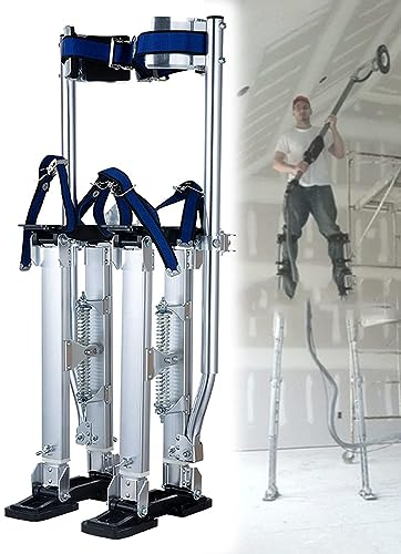 Belastbarkeit Malerstelzen, Arbeits-Stelzen, Trockenbau-Stelzen,38-58cm/46-76 cm/ 61-101cm /80-120cm Für Malerarbeit Heimdekoration Baumschnitt Elektroarbeit 80-120cm