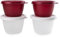Tupperware 2x Party Star Zweierlei Rumpelstilzchen 125 ml & 90 ml Kühlschrank Dose Aufbewahrung (inkl. Ausstechform)