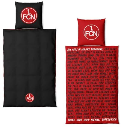 1. FC Nürnberg Wendebettwäsche Song Die Legende lebt 135x200 + 80x80cm