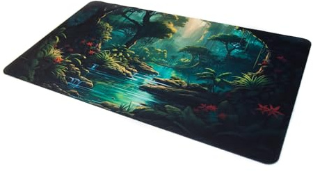Kartenspielmatte kompatibel mit Lorcana TCG - Dschungel 24 x14 / 61x35,5 cm